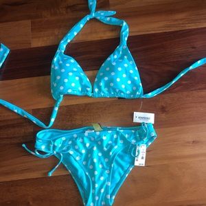 Aeropostale Polka Dot Bikini Set